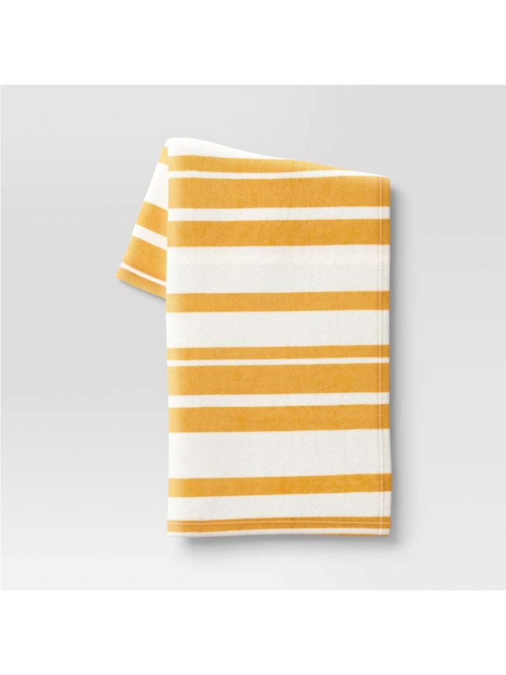 Room Essentials Striped Yellow and White Bath Towel